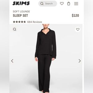 Skims pajama set